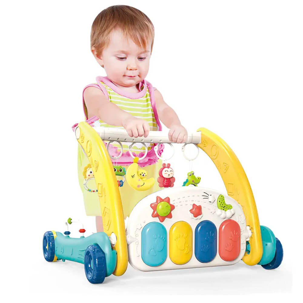 Pomôcka na chodenie pre deti a podložka na hranie klavír, 2 v 1-1