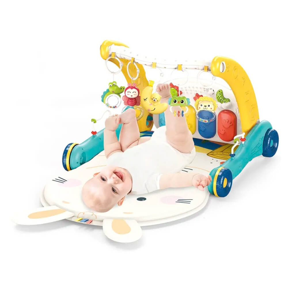 Pomôcka na chodenie pre deti a podložka na hranie klavír, 2 v 1-2