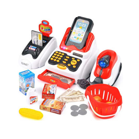 Toy cash register, 24 parts-0