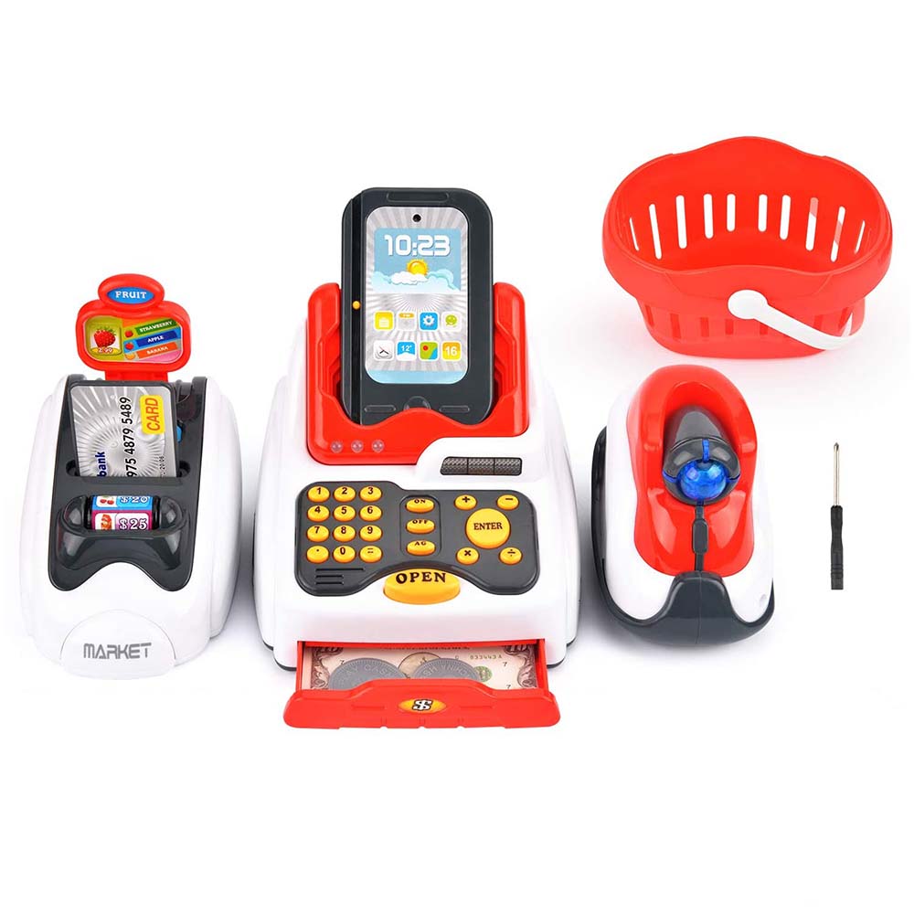 Toy cash register, 24 parts-1