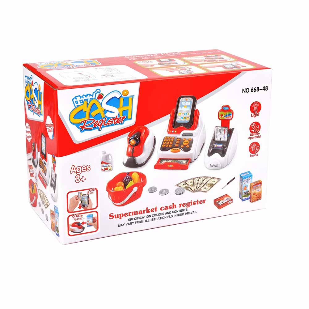 Toy cash register, 24 parts-3