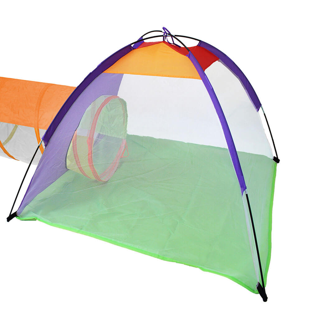Play tent with tunnel, 200 gift balls-3