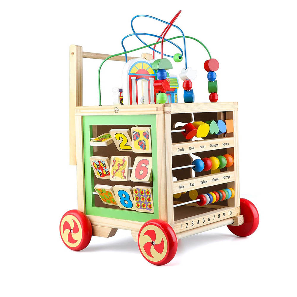 Multifunkční dřevěná pomůcka pro chůzi-0