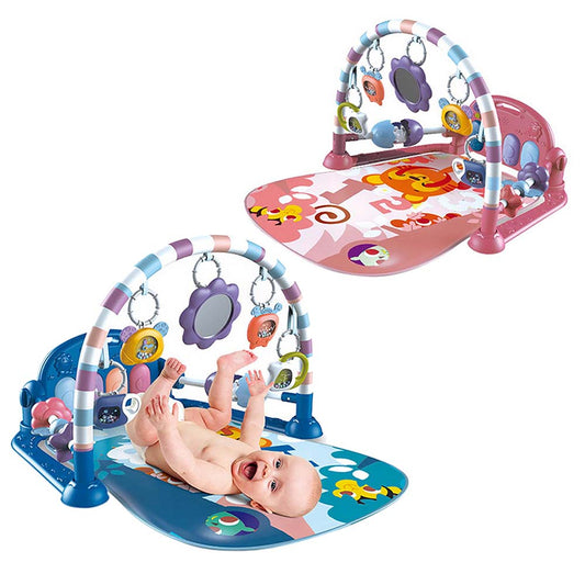 Hrací podložka s klavírem - ve více typech - modrá-0